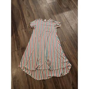 Lularoe Carley‎ Striped High Low Dress